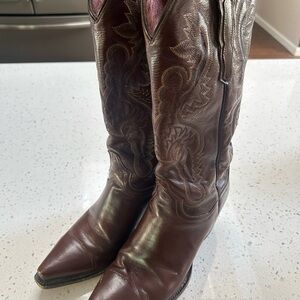 Dan Post Snip Toe Maria Boot 3201 Leather Cowboy Boots Sz 8.5